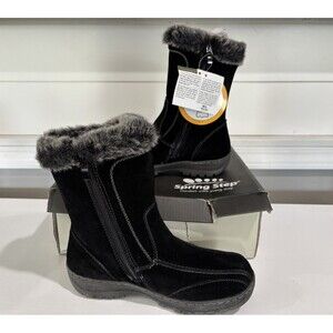 Spring Step Women’s Achieve, Black Winter Boot EU36 US 5.5-6